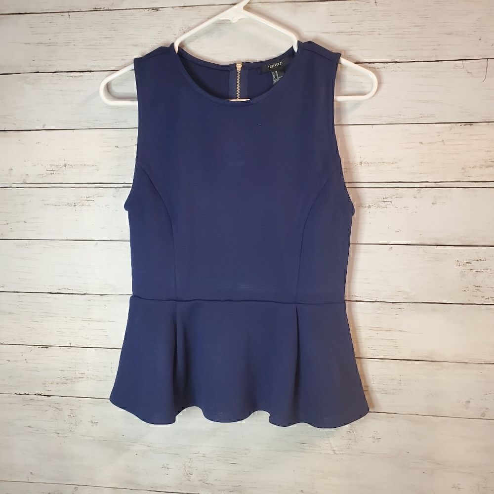 Forever 21 Navy Blue Top